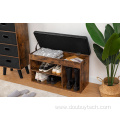 Shoe Cabinet Storage Bench with Cushion